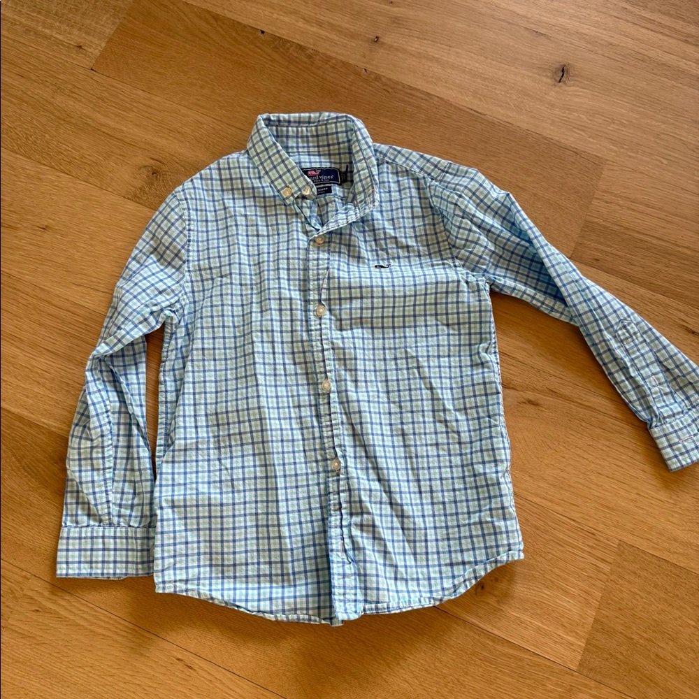 Vineyard Vines Checked Shirt - Sz 6